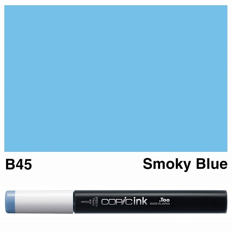 Copic Ink 12ml B45 Smoky Blue - theartshop.com.au