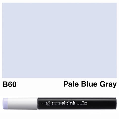 Copic Ink 12ml B60 Pale Blue Gray - theartshop.com.au