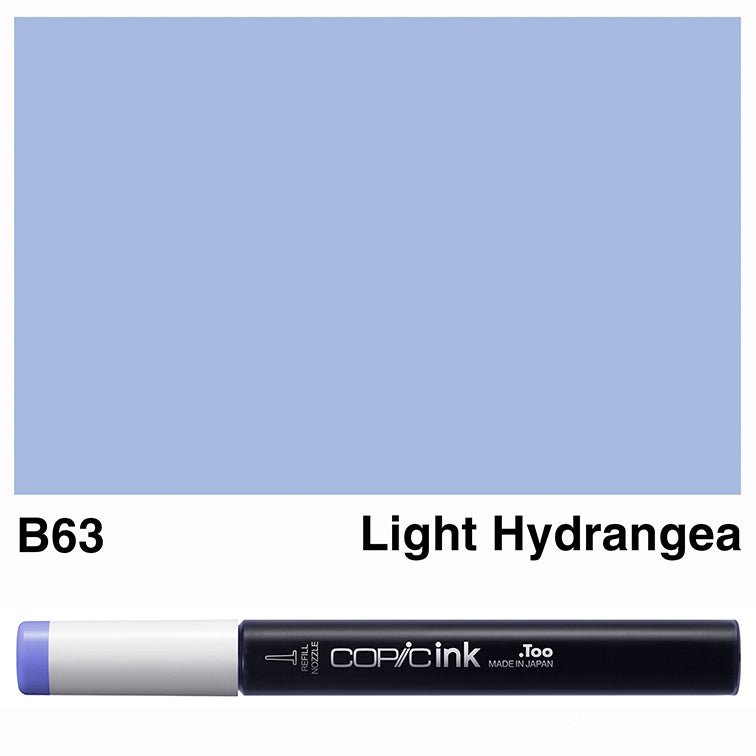 Copic Ink 12ml B63 Light Hydrangea - theartshop.com.au