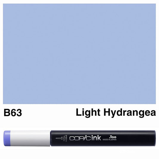 Copic Ink 12ml B63 Light Hydrangea - theartshop.com.au