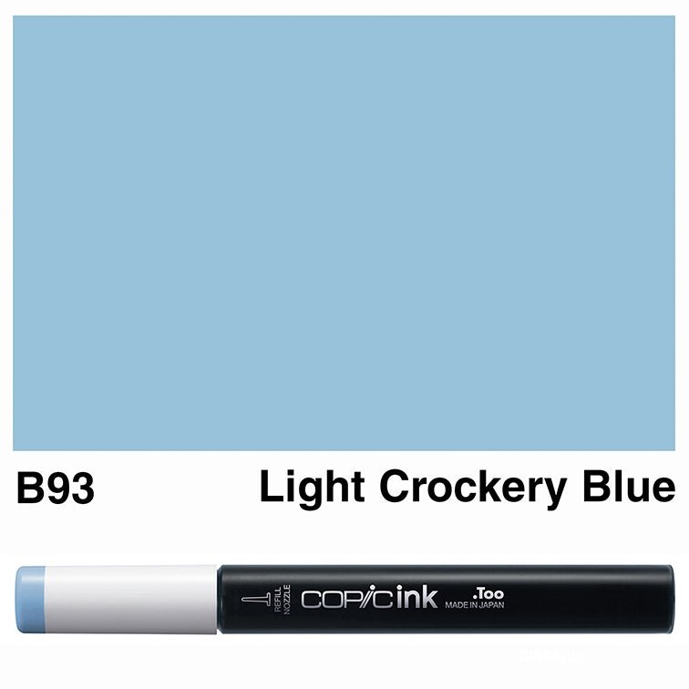 Copic Ink 12ml B93 Light Crockery Blue - theartshop.com.au