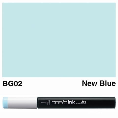 Copic Ink 12ml BG02 New Blue - theartshop.com.au