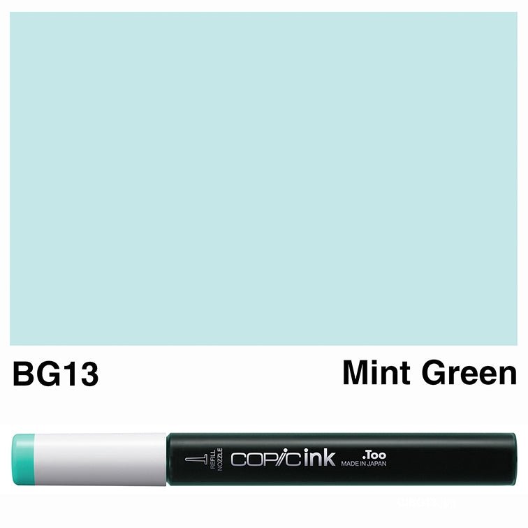 Copic Ink 12ml BG13 Mint Green - theartshop.com.au