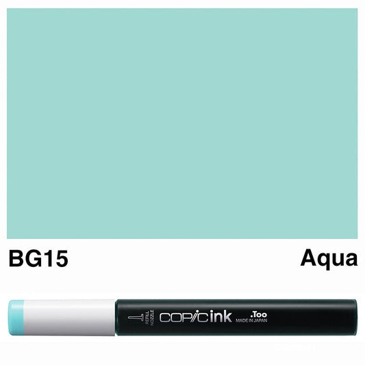 Copic Ink 12ml BG15 Aqua - theartshop.com.au