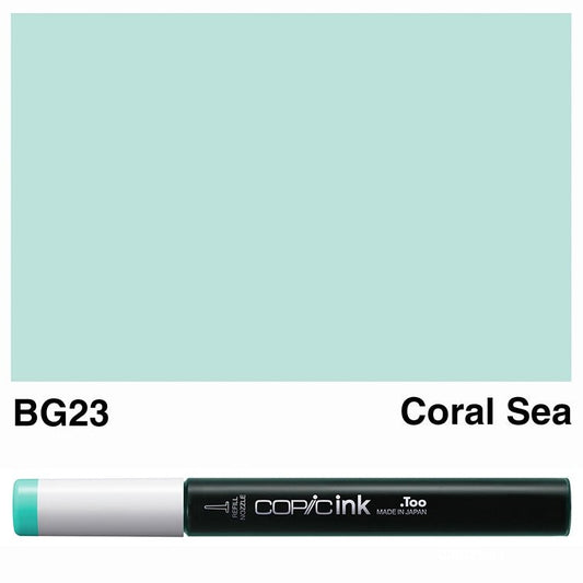 Copic Ink 12ml BG23 Coral Sea - theartshop.com.au