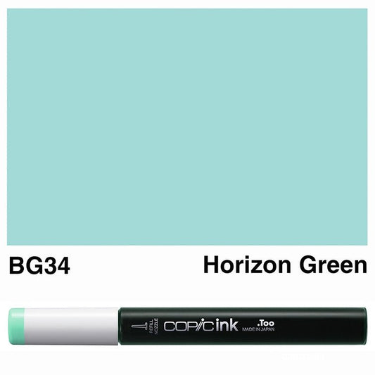 Copic Ink 12ml BG34 Horizon Green - theartshop.com.au