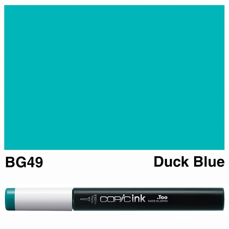 Copic Ink 12ml BG49 Duck Blue - theartshop.com.au