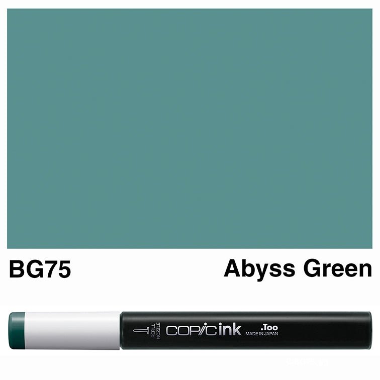 Copic Ink 12ml BG75 Abyss Green - theartshop.com.au