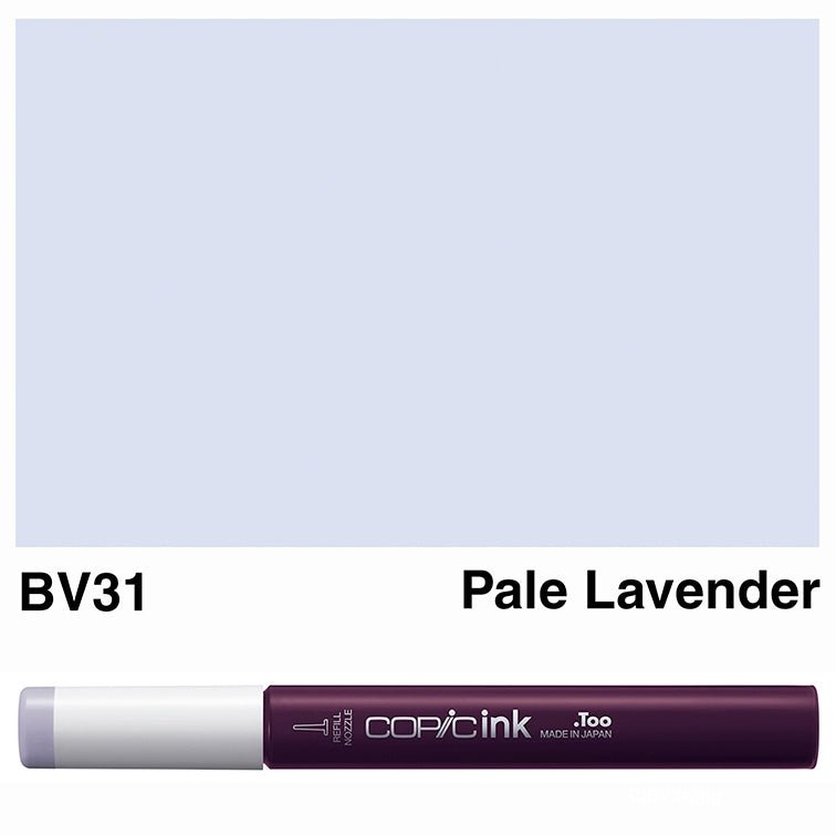 Copic Ink 12ml BV31 Pale Lavender - theartshop.com.au
