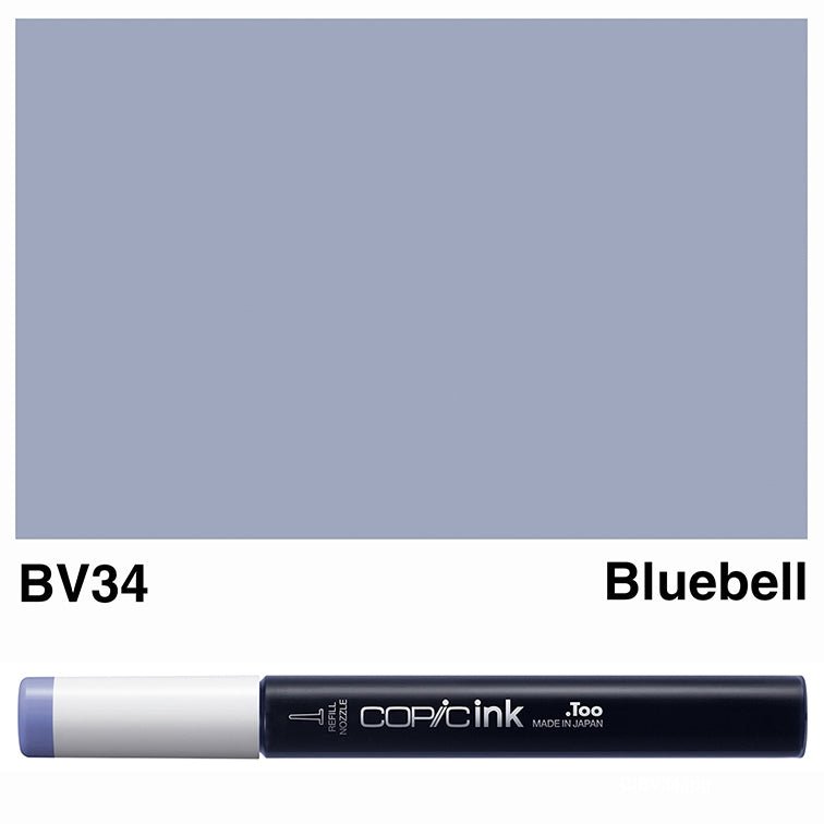 Copic Ink 12ml BV34 Bluebell - theartshop.com.au