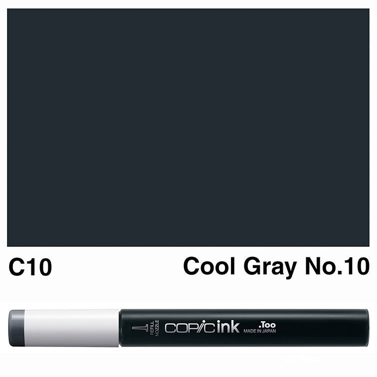 Copic Ink 12ml C10 Cool Gray No.10 - theartshop.com.au