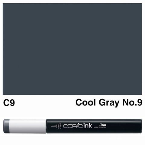 Copic Ink 12ml C9 Cool Gray No.9 - theartshop.com.au