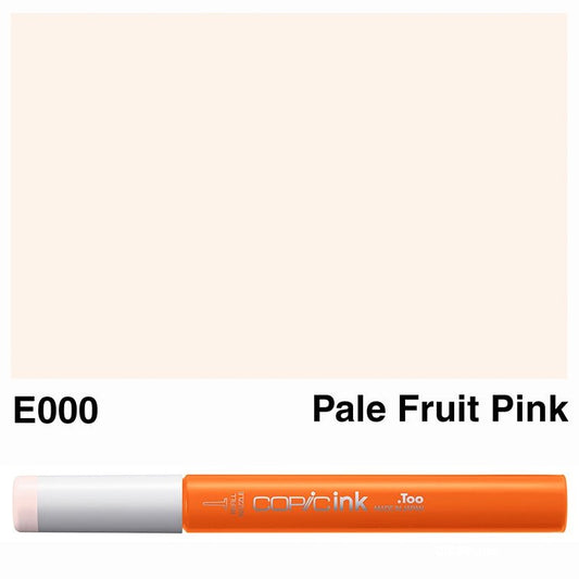 Copic Ink 12ml E000 Pale Fruit Pink - theartshop.com.au