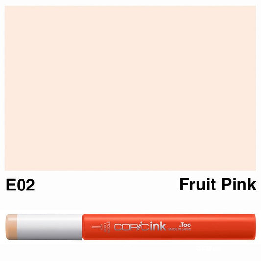 Copic Ink 12ml E02 Fruit Pink - theartshop.com.au