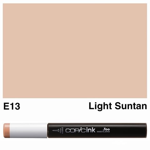 Copic Ink 12ml E13 Light Suntan - theartshop.com.au