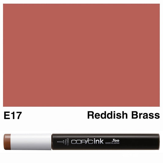 Copic Ink 12ml E17 Reddish Brass - theartshop.com.au