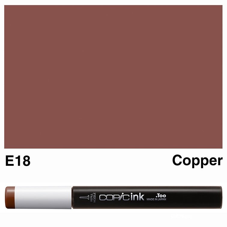 Copic Ink 12ml E18 Copper - theartshop.com.au