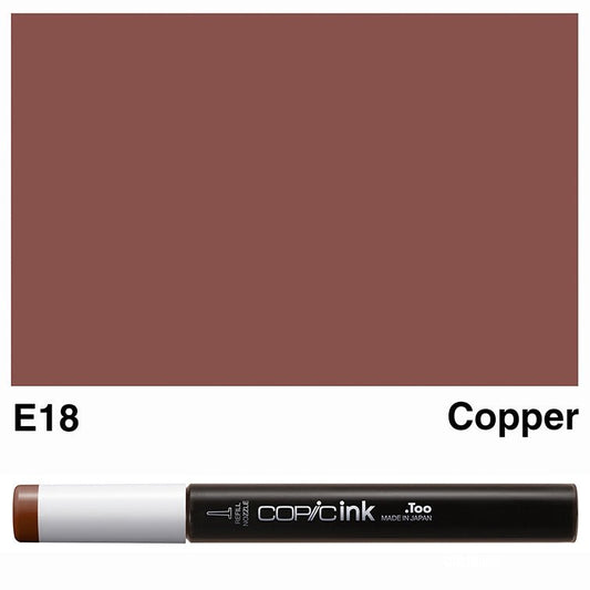 Copic Ink 12ml E18 Copper - theartshop.com.au