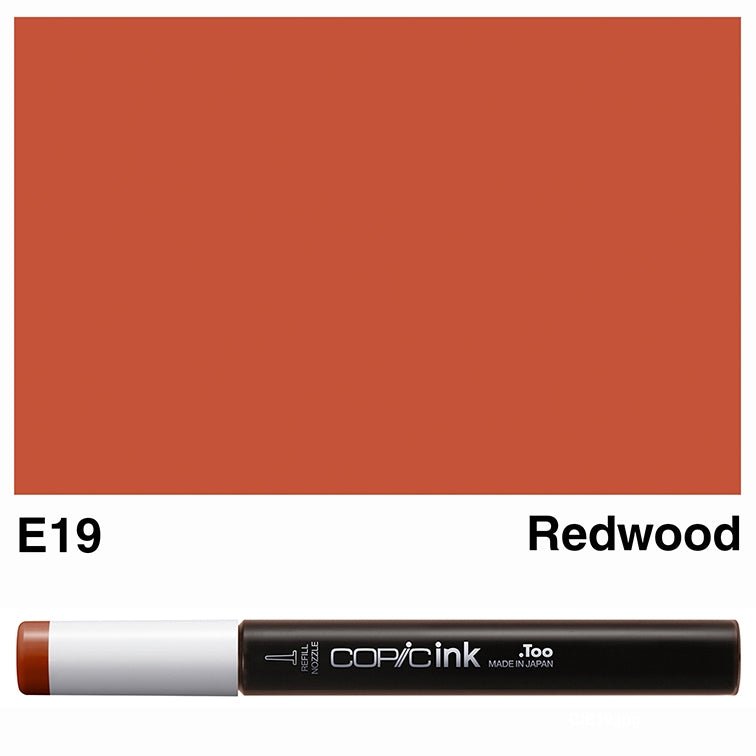 Copic Ink 12ml E19 Redwood - theartshop.com.au