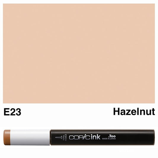 Copic Ink 12ml E23 Hazelnut - theartshop.com.au