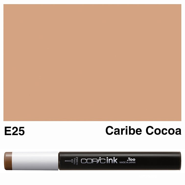 Copic Ink 12ml E25 Caribe Cocoa - theartshop.com.au