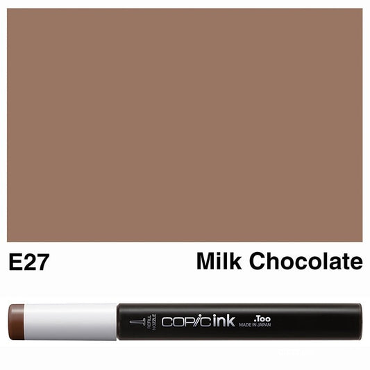 Copic Ink 12ml E27 Milk Chocolate - theartshop.com.au