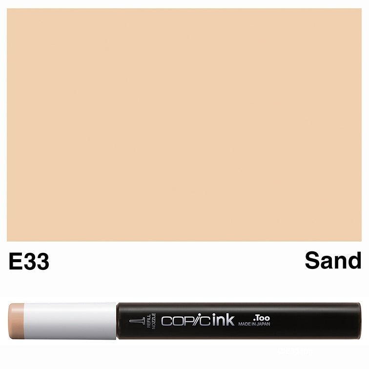 Copic Ink 12ml E33 Sand - theartshop.com.au