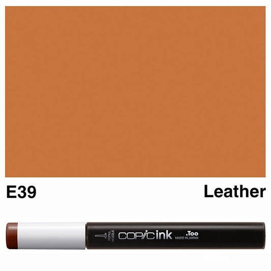 Copic Ink 12ml E39 Leather - theartshop.com.au