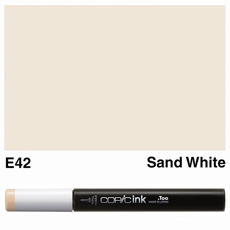 Copic Ink 12ml E42 Sand White - theartshop.com.au