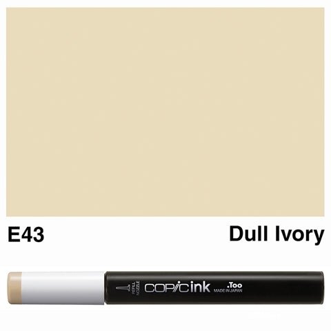 Copic Ink 12ml E43 Dull Ivory - theartshop.com.au