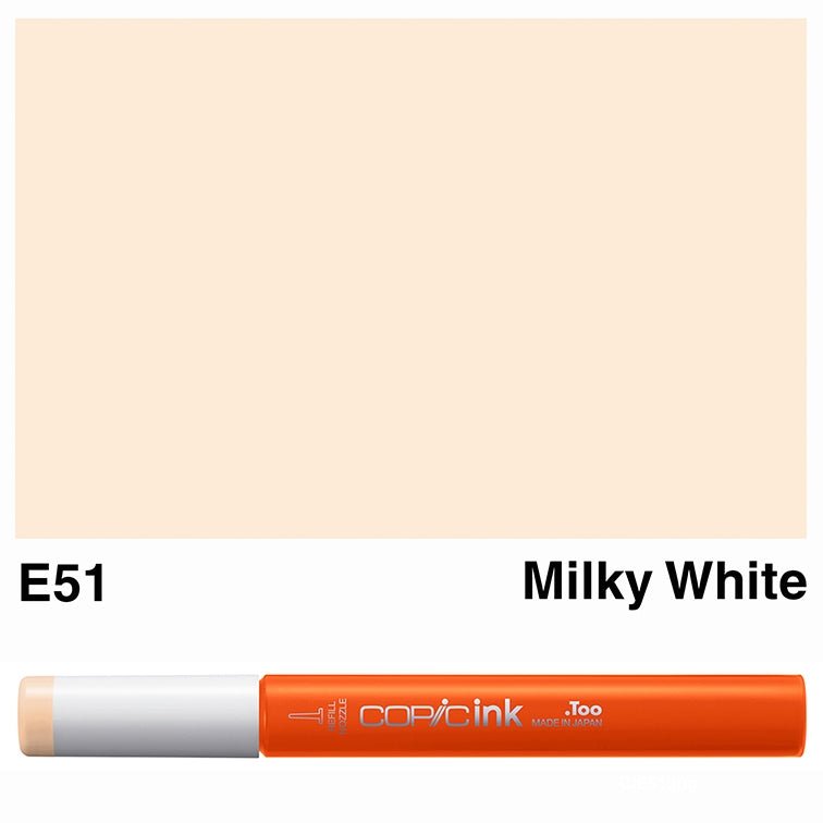 Copic Ink 12ml E51 Milky White - theartshop.com.au