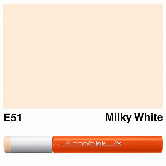 Copic Ink 12ml E51 Milky White - theartshop.com.au