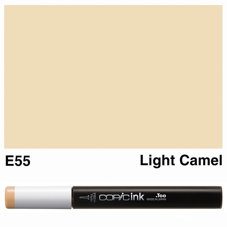 Copic Ink 12ml E55 Light Camel - theartshop.com.au