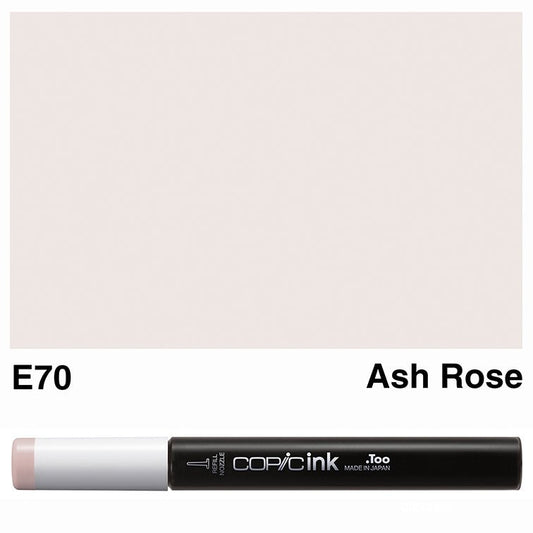 Copic Ink 12ml E70 Ash Rose - theartshop.com.au