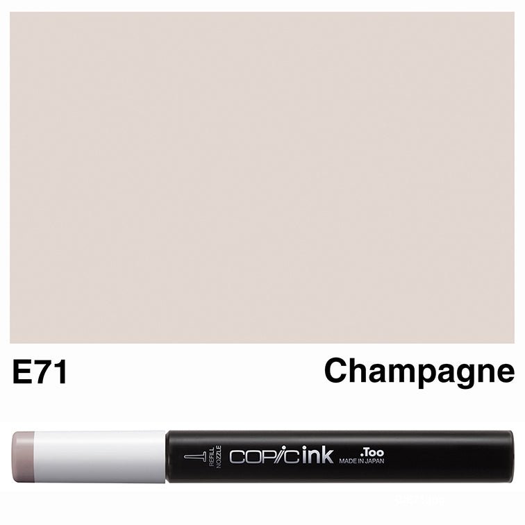 Copic Ink 12ml E71 Champagne - theartshop.com.au