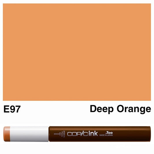 Copic Ink 12ml E97 Deep Orange - theartshop.com.au