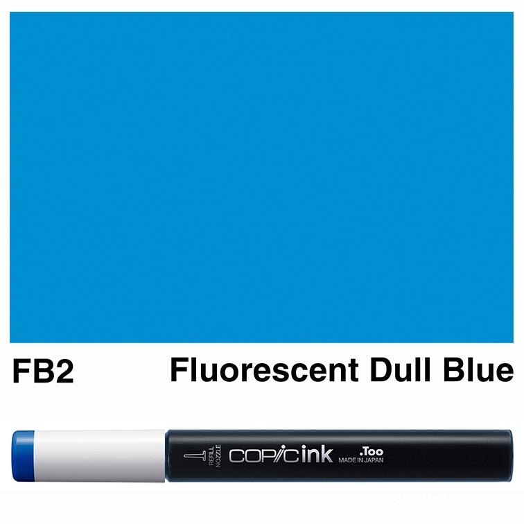 Copic Ink 12ml FB2 Fluorescent Dull Blue - theartshop.com.au