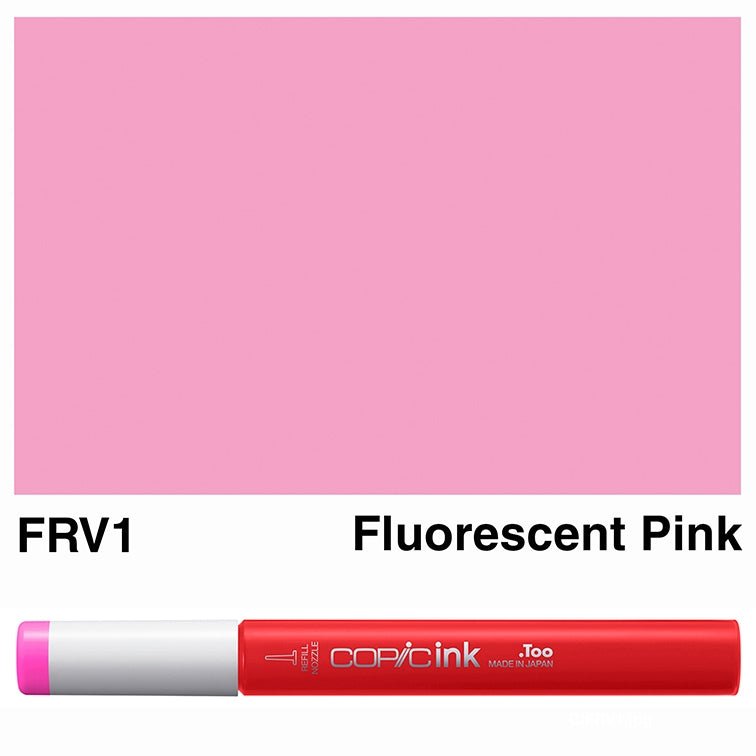 Copic Ink 12ml FRV1 Fluorescent Pink - theartshop.com.au