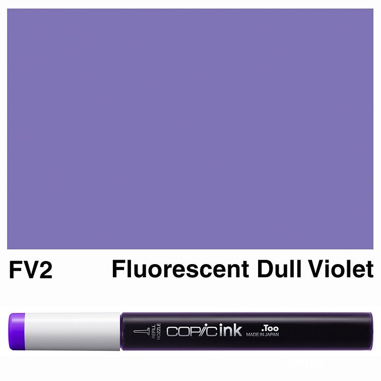 Copic Ink 12ml FV2 Fluorescent Dull Violet - theartshop.com.au