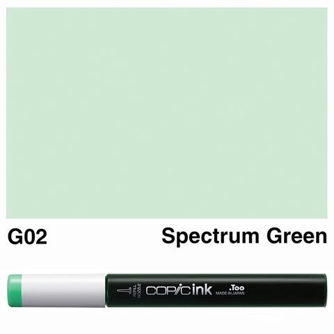 Copic Ink 12ml G02 Spectrum Green - theartshop.com.au