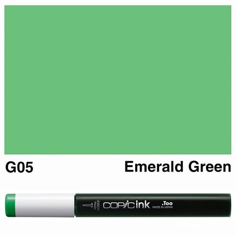 Copic Ink 12ml G05 Emerald Green - theartshop.com.au