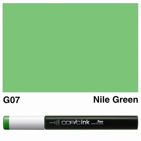 Copic Ink 12ml G07 Nile Green - theartshop.com.au