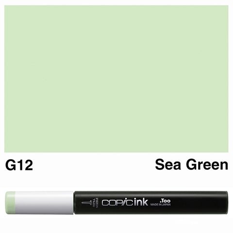 Copic Ink 12ml G12 Sea Green - theartshop.com.au