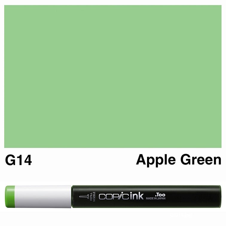 Copic Ink 12ml G14 Apple Green - theartshop.com.au