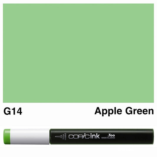 Copic Ink 12ml G14 Apple Green - theartshop.com.au