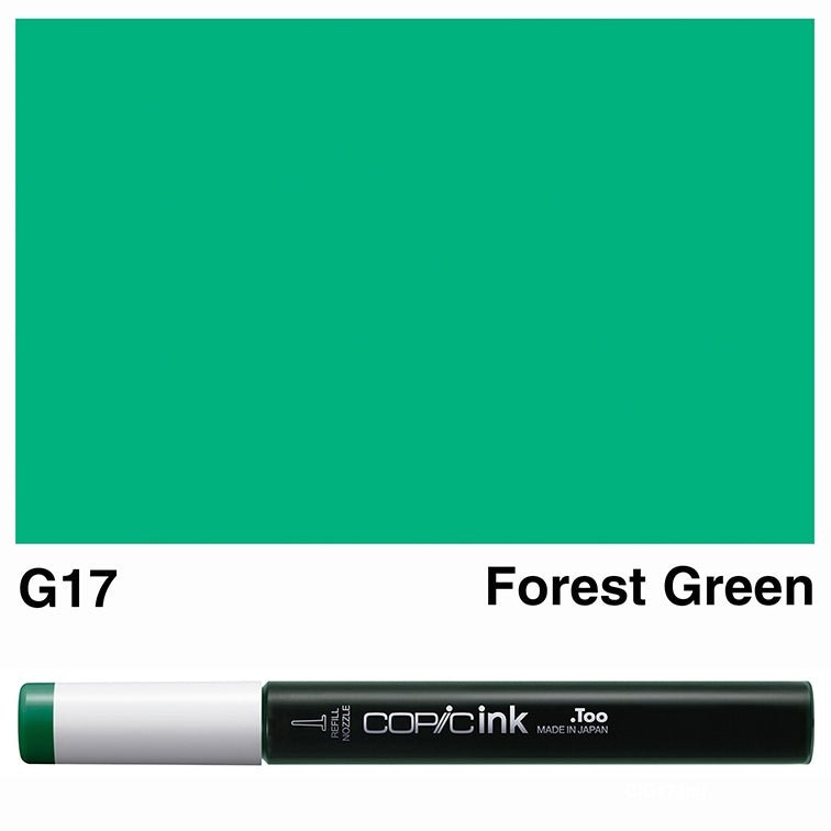 Copic Ink 12ml G17 Forest Green - theartshop.com.au