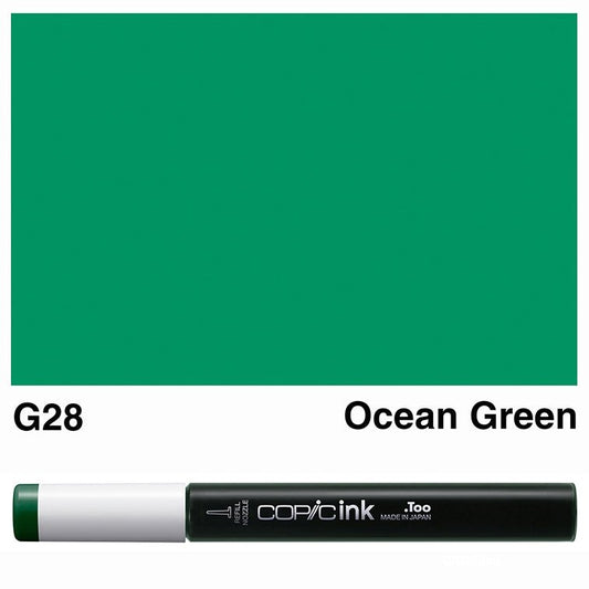 Copic Ink 12ml G28 Ocean Green - theartshop.com.au