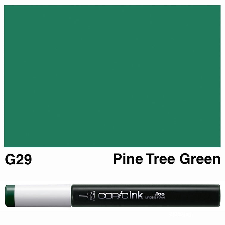 Copic Ink 12ml G29 Pine Tree Green - theartshop.com.au