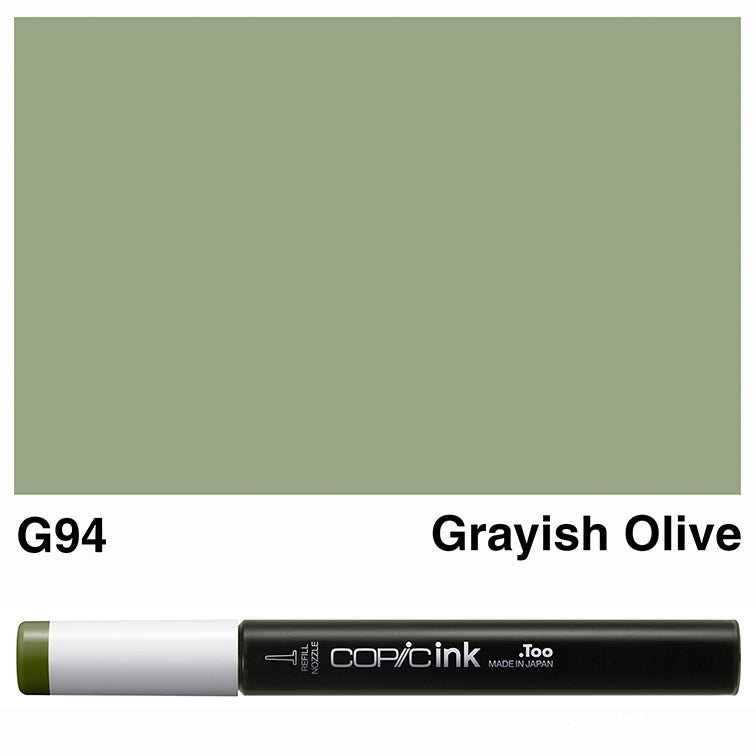 Copic Ink 12ml G94 Grayish Olive - theartshop.com.au