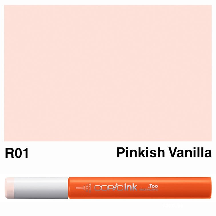 Copic Ink 12ml R01 Pinkish Vanilla - theartshop.com.au